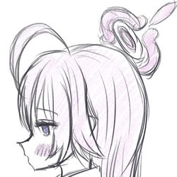 横顔ホシノ