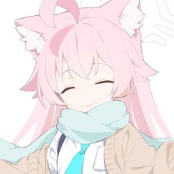 ホシノ smile,eye close