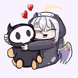Azusa with Skulman