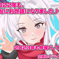 年末年始のご挨拶ヒナちゃん