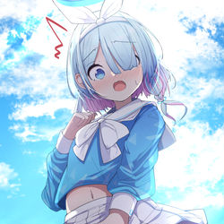 アロナちゃんにえっちな風がッ！💨