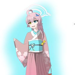 [블루아카이브] 기모노 호시노