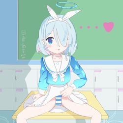 先生をからかう、わるアロナちゃん