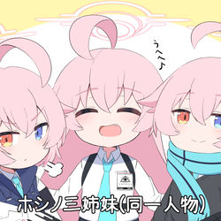 ホシノ三姉妹(同一人物)