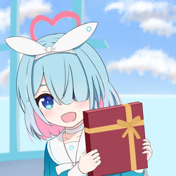 先生、アロナからプレゼントです