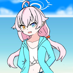 水着ホシノ貯金25日目　海コーデ