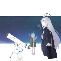 アロナとプラナと一緒に天体観測