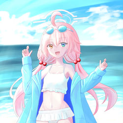 水着ホシノ描いてみた！