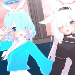 【コイカツMMD/ブルーアーカイブ】アロナとプラナで『奇跡さえも