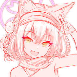 ブルアカ　落書き