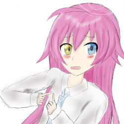 照れるホシノ