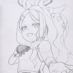 らくがき) <アイドル•ヒナちゃん>