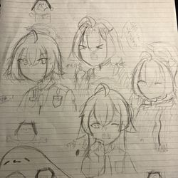 ブルアカ落書き