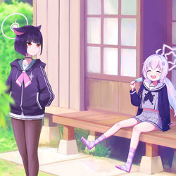 昼下がりのカズサとレイサ