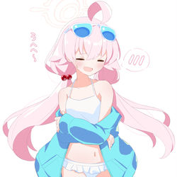 水着ホシノを照れさせたい