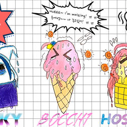BOCCHI 後藤ひとり x HOSHINO ホシノ x 밀키