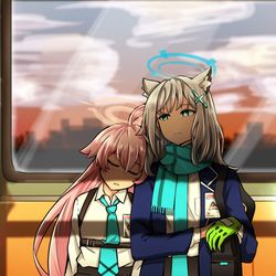 ホシノとシロコ