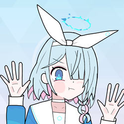 むにゅっ