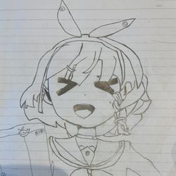 ブルアカアロナのラクガキ