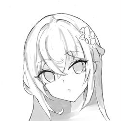 モノクロアズサ