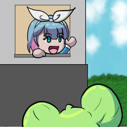 Arona says hi to Ai-Chan!