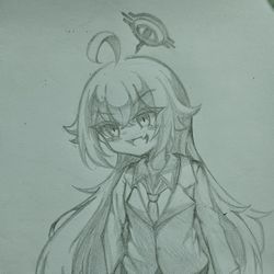 [手繪]蔚藍檔案-小鳥遊ホシノ(色彩)