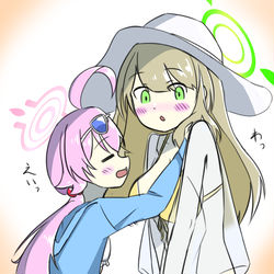 ノノミにちょっかい出しちゃうホシノ