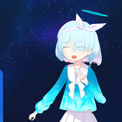 アロナと花火
