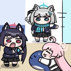先輩が人を拉致してきたよ!!(선배가 사람을 납치해 왔어!!)
