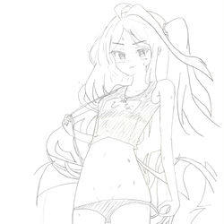 水着ヒナ(模写)