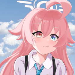 寝てた先生にいたずらしたくなったホシノ