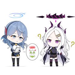 [ブルーアーカイブ] アコとヒナ