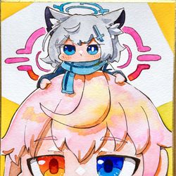 ちっこいサイズのシロコちゃんがいたら可愛いなという絵