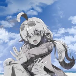 水着ホシノ　石化　ブルーアーカイブ