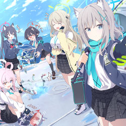 【ブルアカ】対策委員会×魚稼ぎ