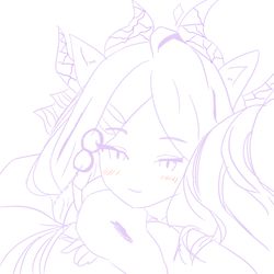 Hina with puppey ears