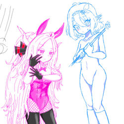 絵チャリザルト　バニーヒナ＆コッコロ