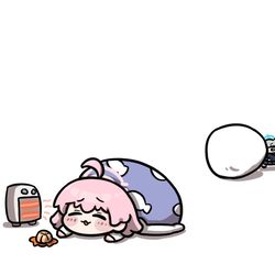 布団の外は寒い(이불밖은 추워~)