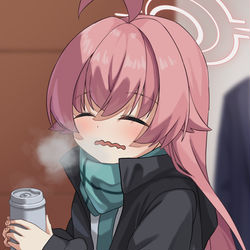 コーヒーもらったホシノ