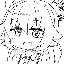 ホシノちゃん笑って～