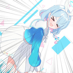 青封筒叩き付けアロナちゃん