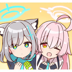 ご褒美待機するシロコさんとのっかるおじさん