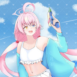 在海边打水仗的星野大叔