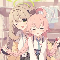ノノミママ & 三つ編みホシノちゃん
