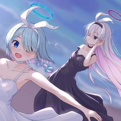 アロプラちゃん白黒ワンピース合わせ！