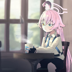 カフェでまったりホシノオジ
