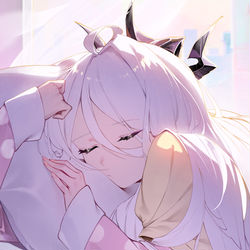 睡了