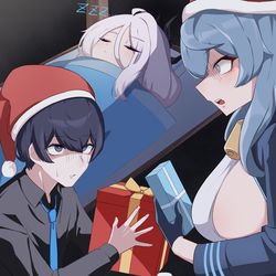 キヴォトス不審者クラブinクリスマスの絵