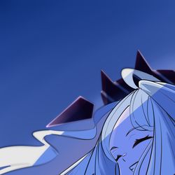 夕暮れにたつ
