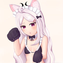 猫耳メイドビキニヒナ